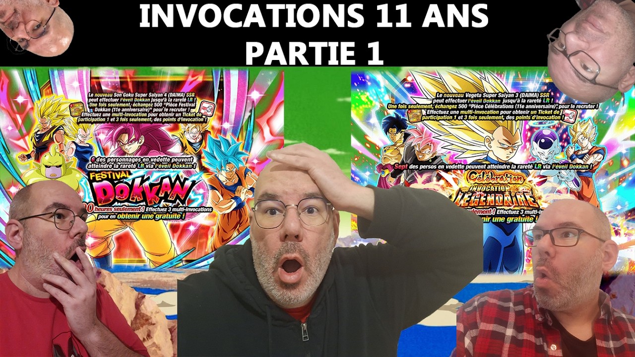 Invocations Anniversaire 11 ans : Ah bah si j'ai de la luck finalement !!! [Dokkan Battle]