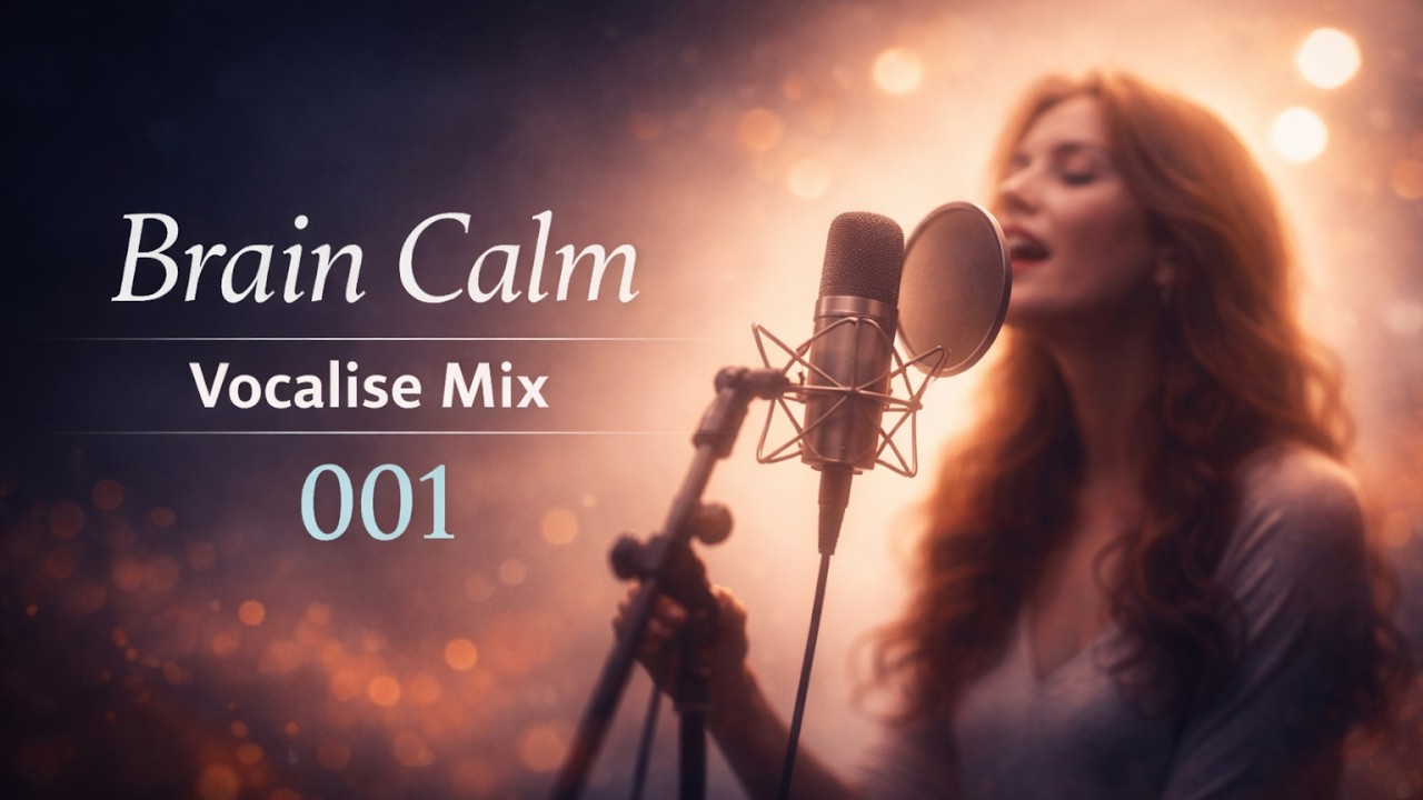 Brain Calm • Vocalise Mix 001 • 60 minutes of relaxing downtempo music therapy