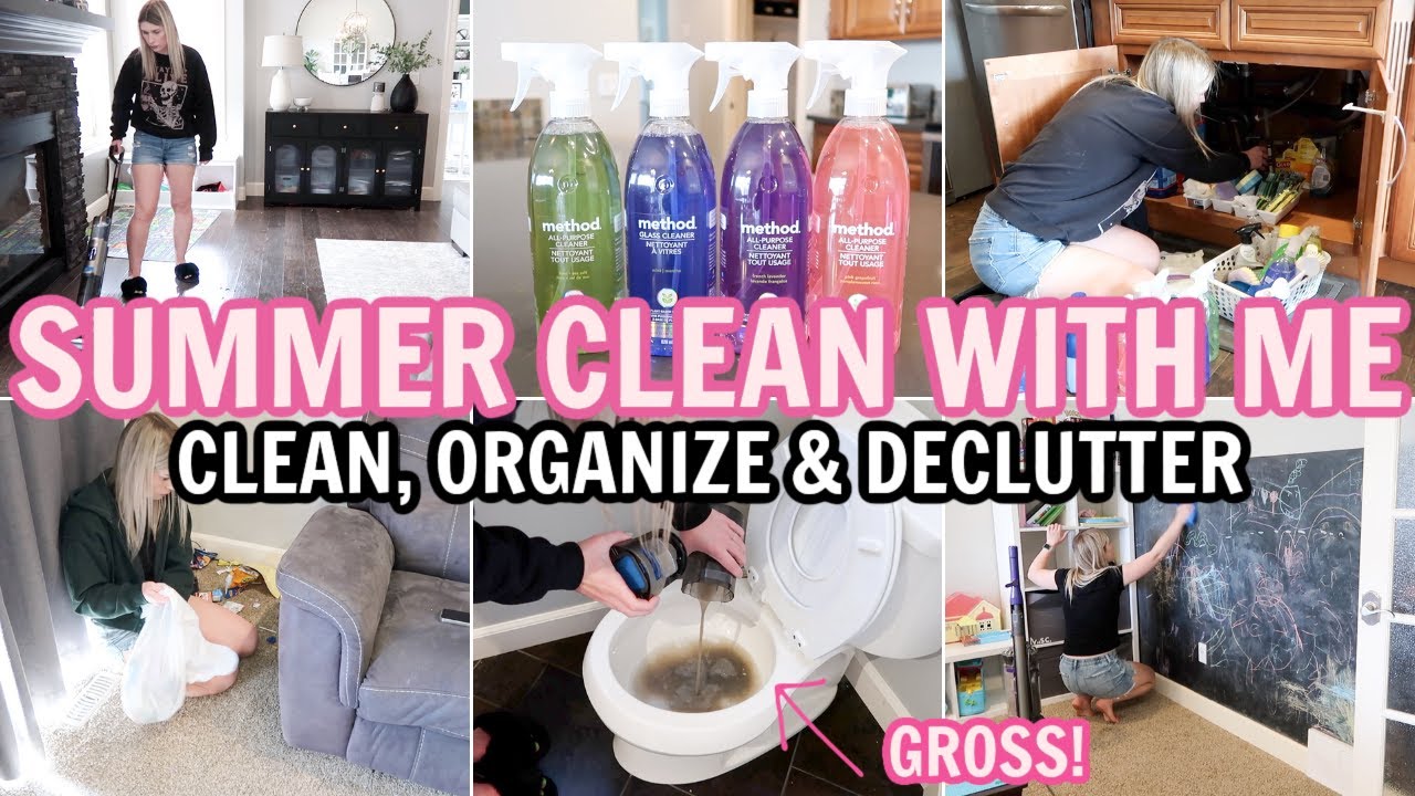 SUMMER CLEAN WITH ME 2024 | DECLUTTERING & ORGANIZING MOTIVATION | EXTREME CLEANING MOTIVATION