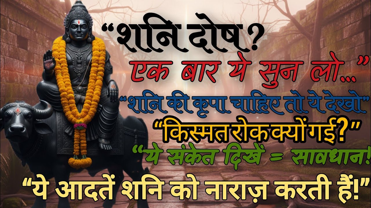 शनि दोष का सबसे बड़ा कारण क्या है?घर में शनि दोष कैसे पहचानें?  शनि महाराज का न्याय