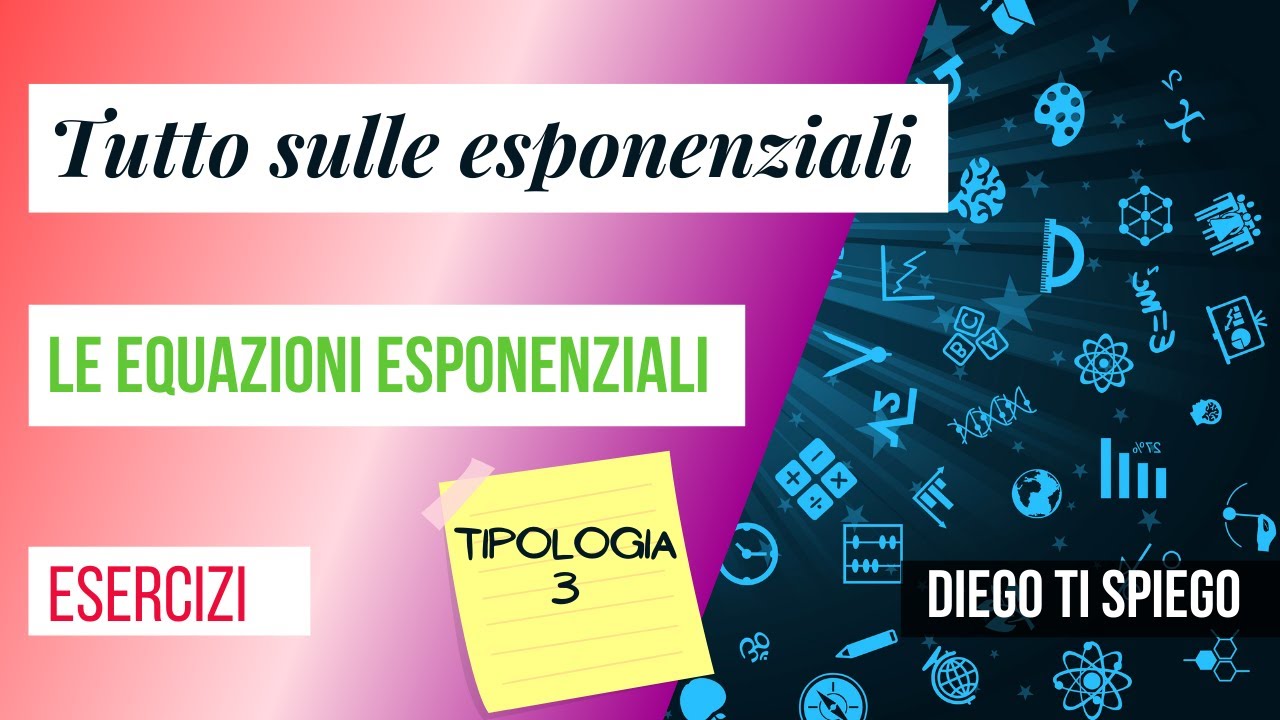 Equazioni esponenziali #3: usiamo una INCOGNITA AUSILIARIA