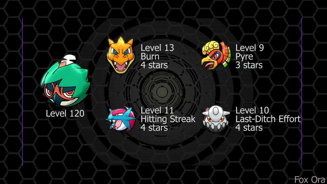 Pokemon Shuffle - Decidueye Lvl 120 - Escalation Battle