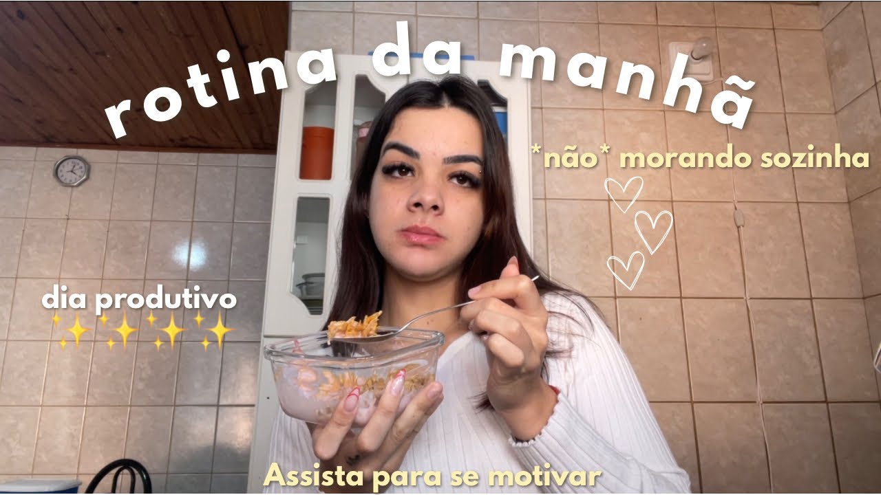ROTINA DA MANHÃ *não* morando sozinha | 6AM, academia, planejamento