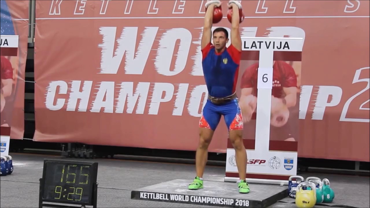 Ivan Markov sets New World Record in Kettlebell Jerk