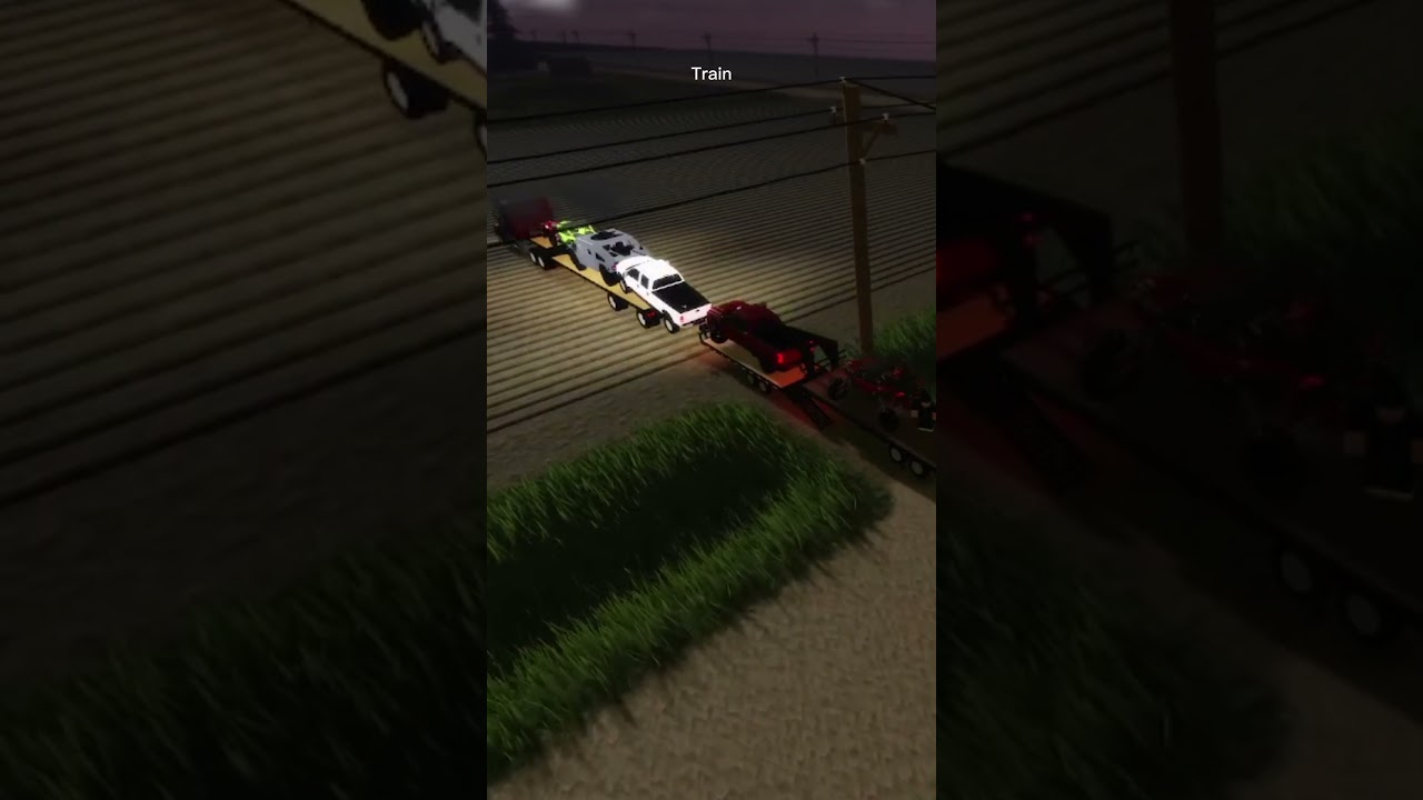 We made a train in American Plains Mudding #roblox