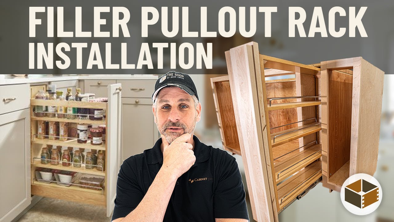 Filler Pullout Rack Installation (Interior Storage) | RTA Cabinet Assembly