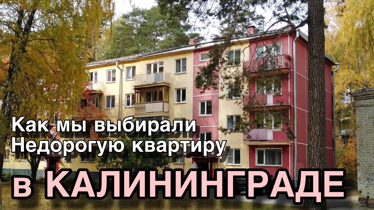 Как мы выбирали недорогую квартиру в Калининграде.