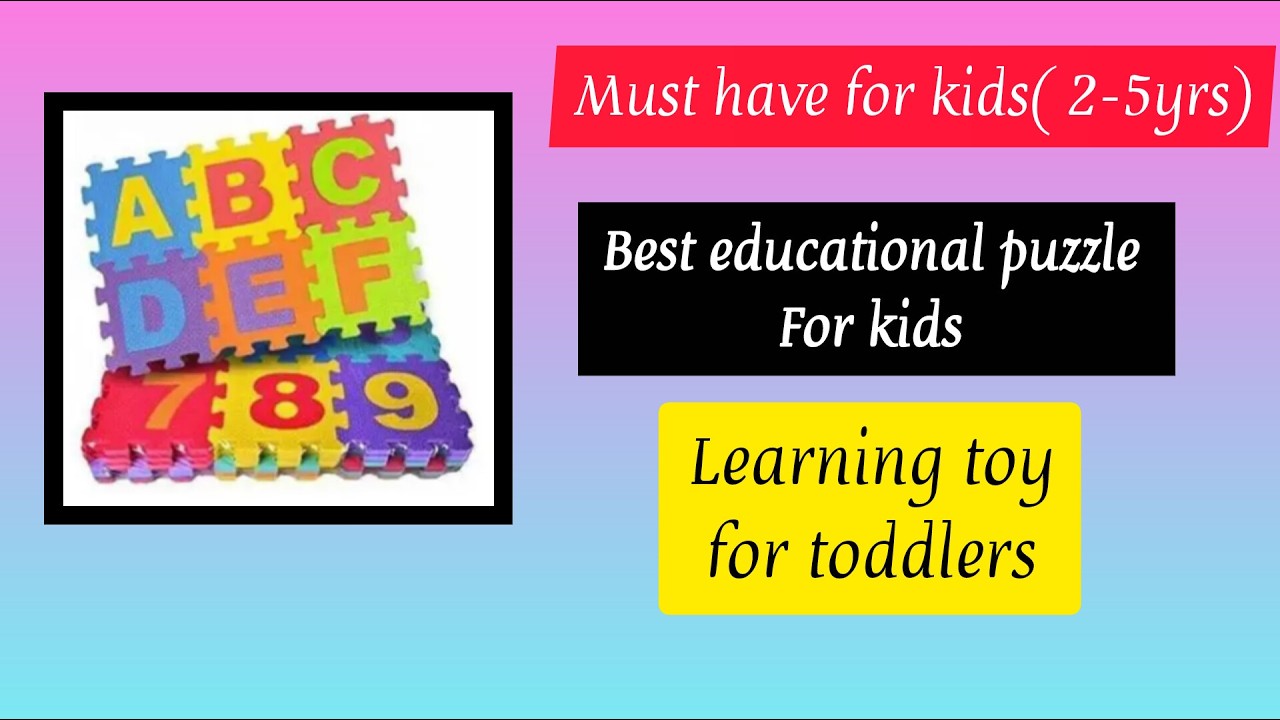 Must have educational and learning tou for toddlers/learning toy/The Glorious Tips👍/Khushboo Jain