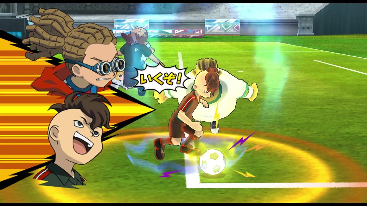 Inazuma Eleven Go Strikers 2013 - Neo Royal Academy vs Neo Zeus Wii 1080p (Dolphin/Gameplay)