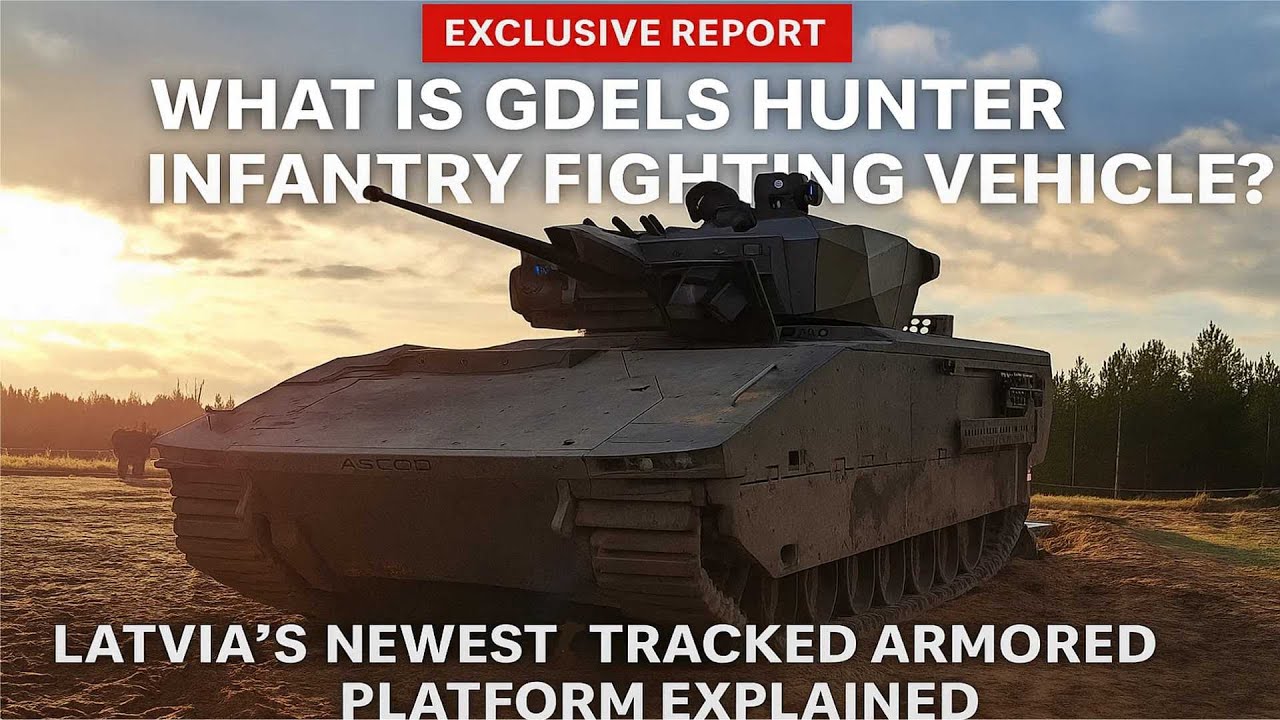 What is GDELS Hunter Infantry Fighting Vehicle Latvia’s Newest Tracked Armored Platform Explained