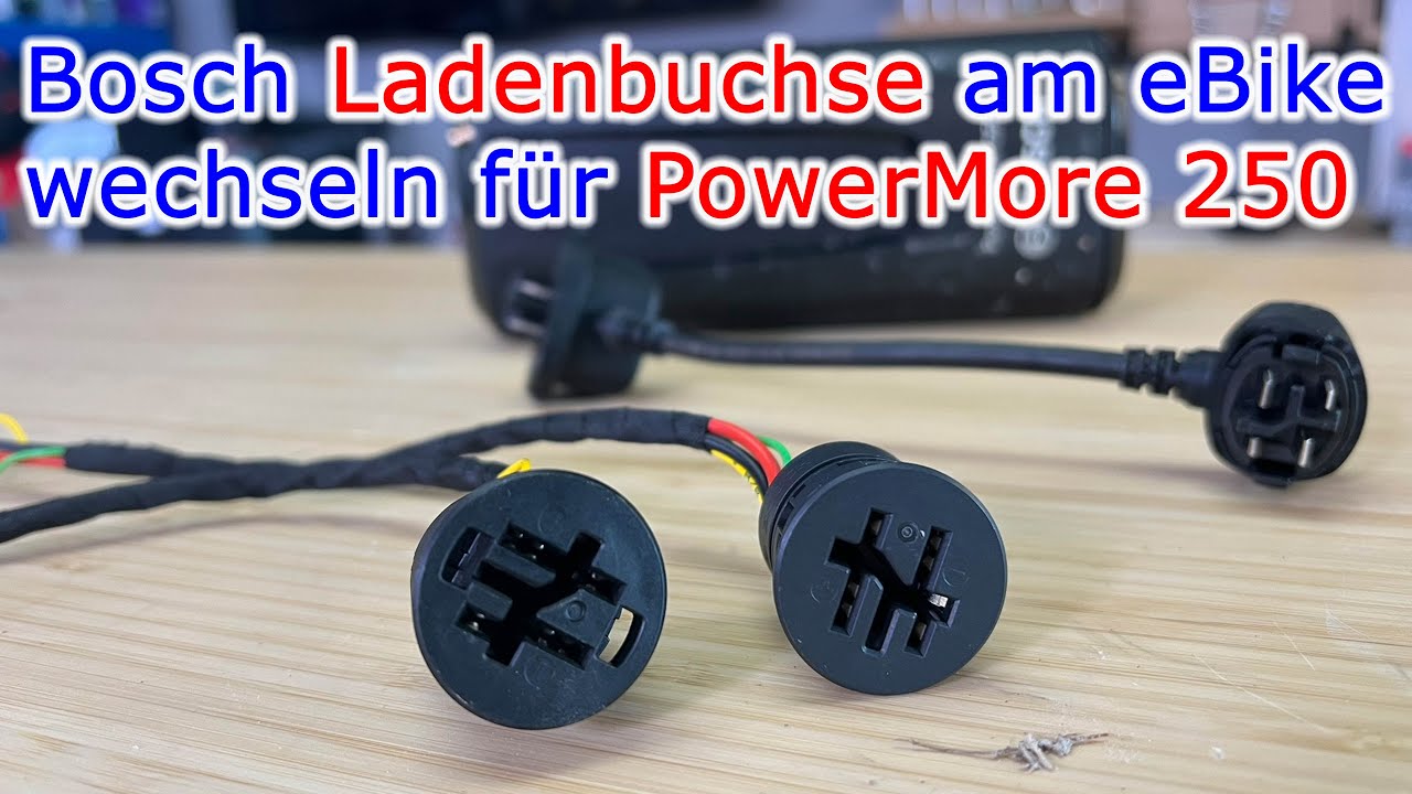Ladebuchse am Bosch eBike für PowerMore 250 wechseln