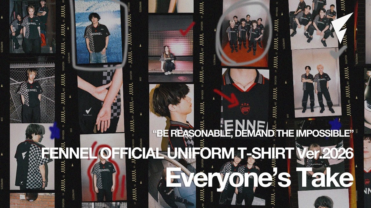 【Everyone’s Take】 FENNEL OFFICIAL UNIFORM T-SHIRT Ver.2026