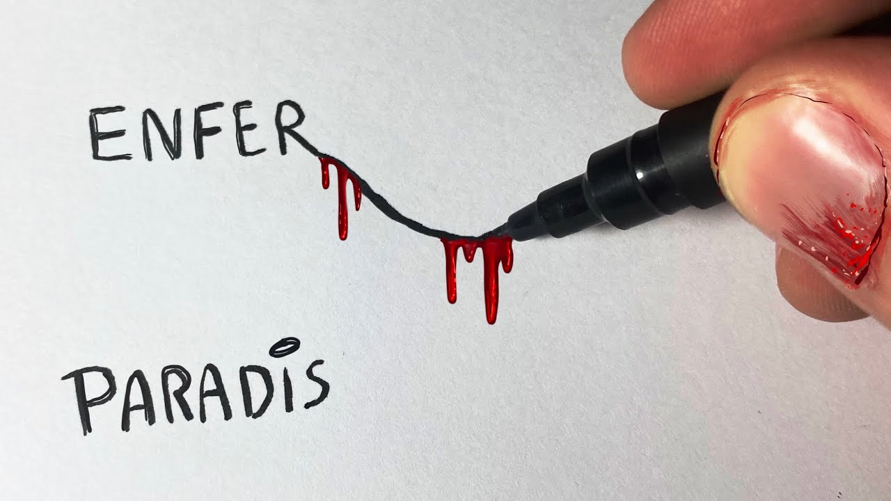 Je dessine le PARADIS et L'ENFER (d'après vous)