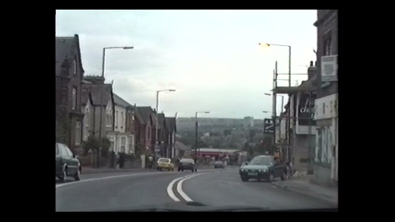 Car Journey - Lowedges to Woodseats to Heeley Bottom. Sheffield  - Sunday 3rd July 1994