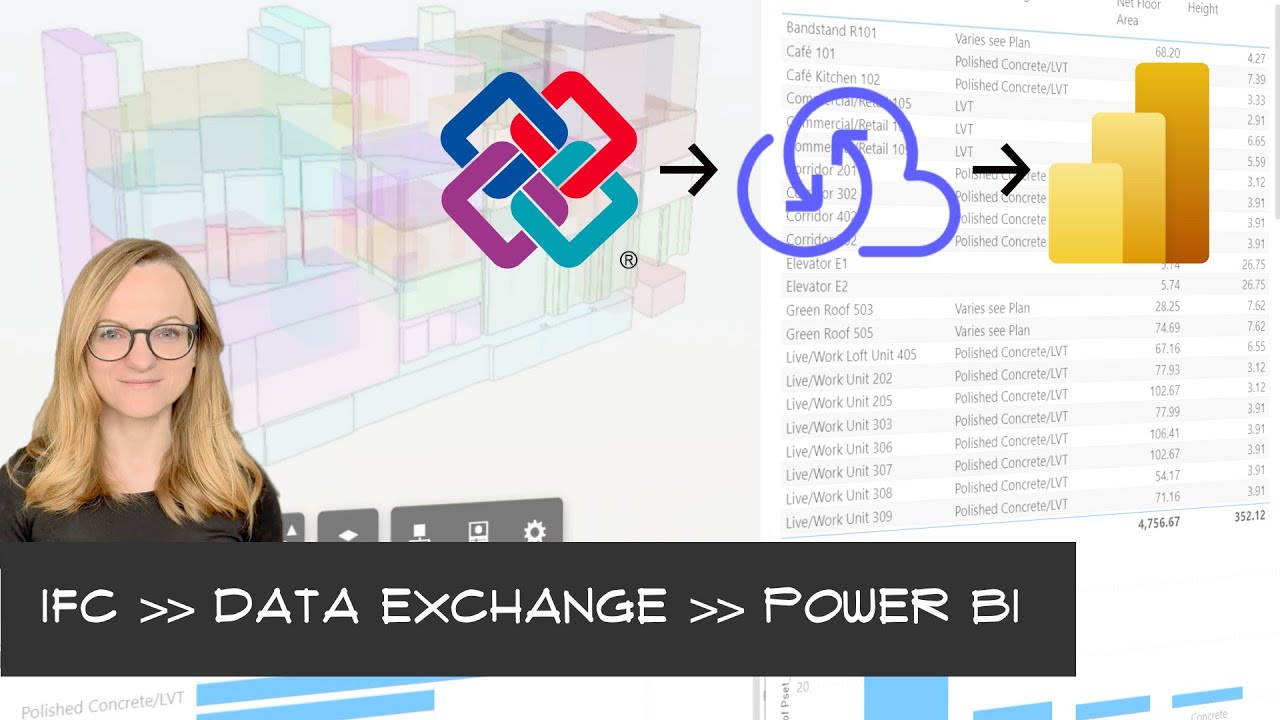 Обмен данными: из IFC в Power BI за 10 минут