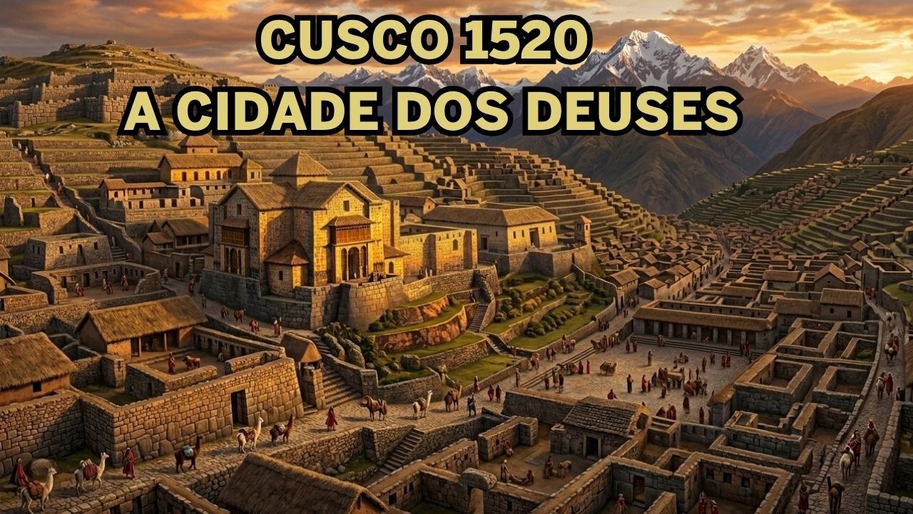 1520: Sem Roda, Sem Dinheiro, Sem Escrita – Assim Era Cusco, a Capital Inca (Reconstrução IA)