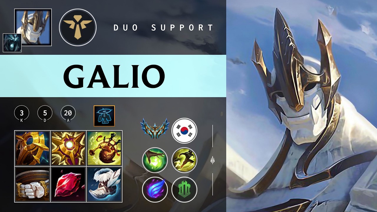 Galio Support vs Braum - KR Challenger Patch 26.03