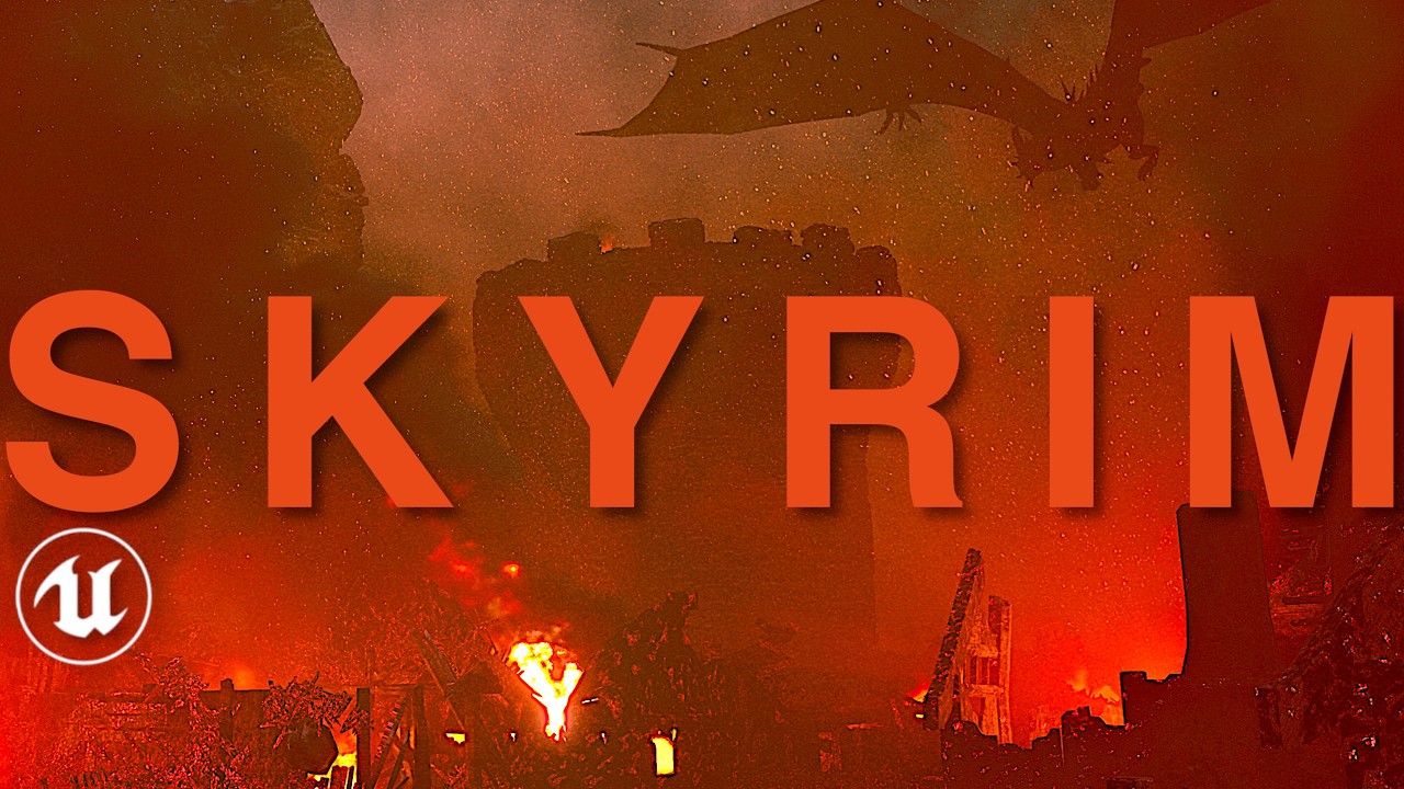 The True Size of Helgen: Skyrim in UNREAL ENGINE 5! [4K]