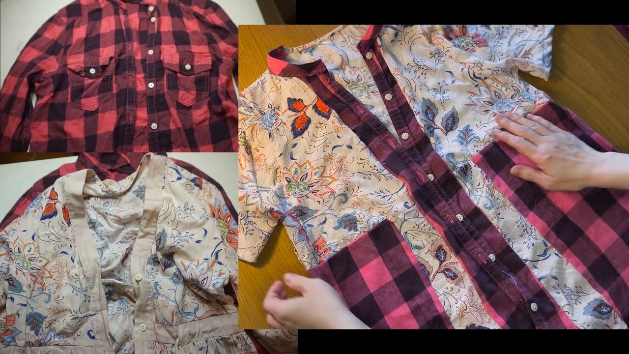 Upcycling 2 Old Shirts into One New Piece