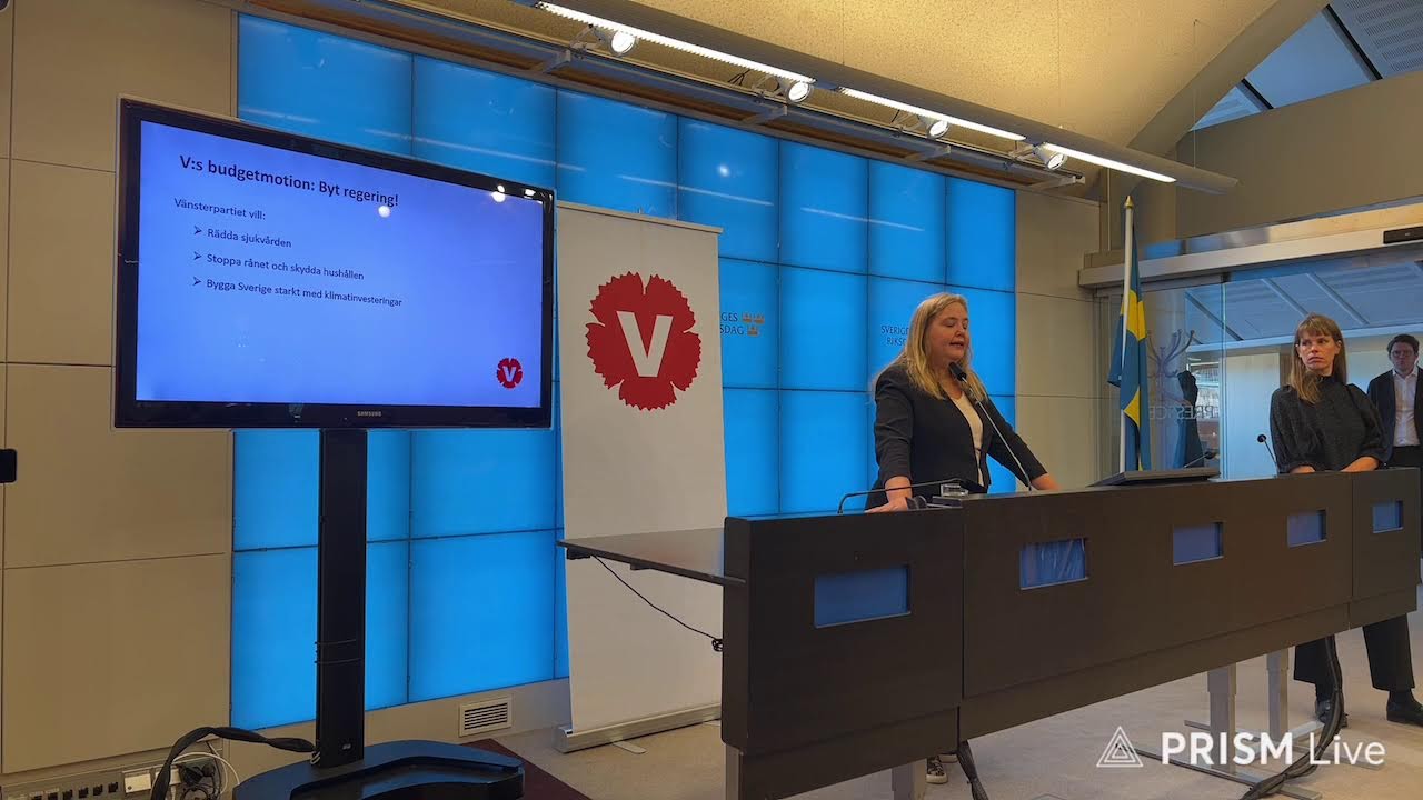 Live: Ida Gabrielsson håller pressträff och kommenterar regeringens budget