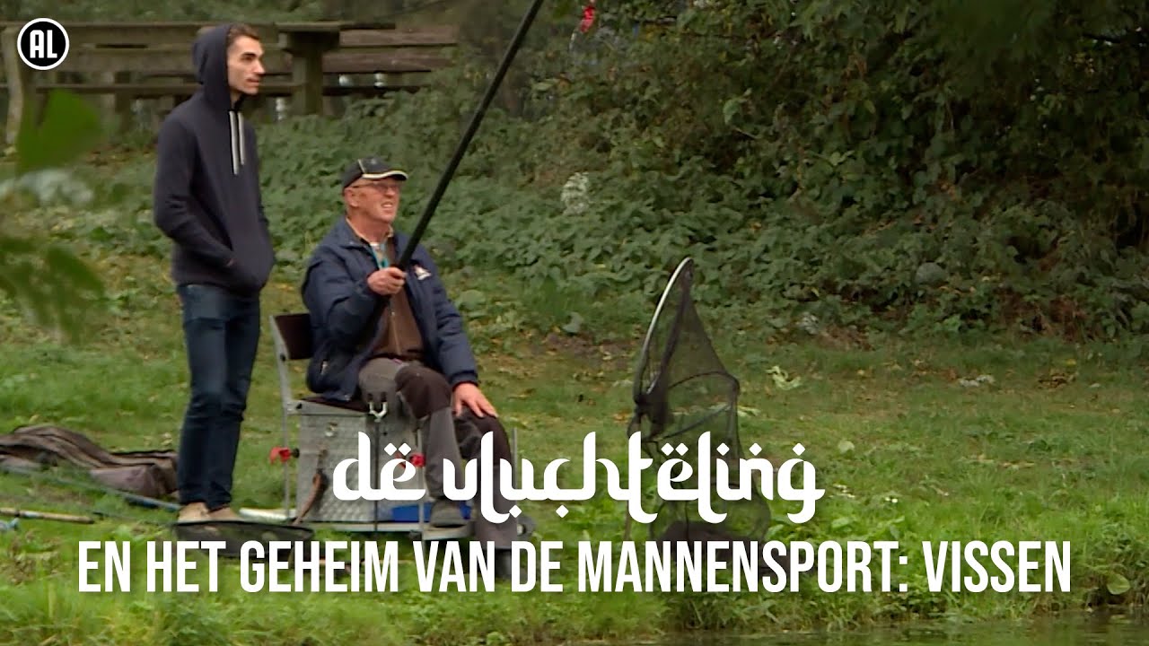 Vluchteling doet echte mannensport: ‘Vissen is toch saai?’ - De Vluchteling