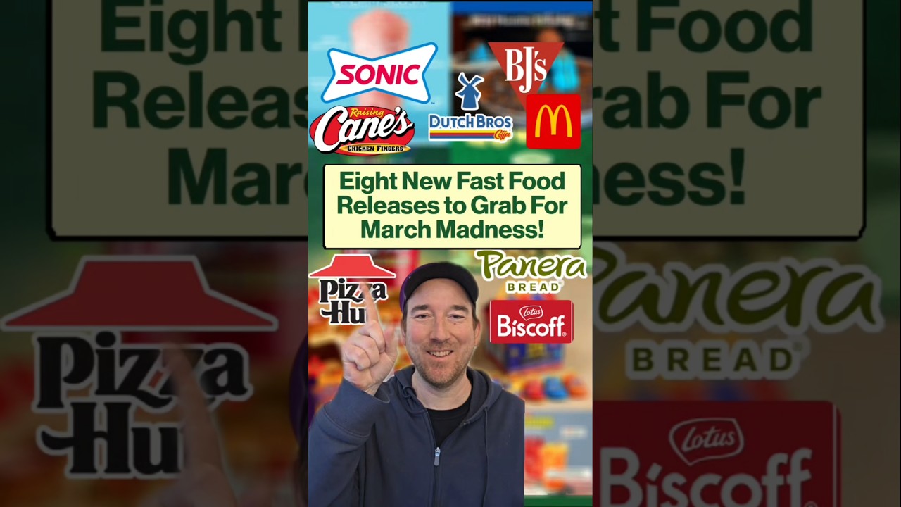 Новое меню фастфуда к мартовскому баскетбольному турниру ☘️ #фастфуд #новоеблюдо