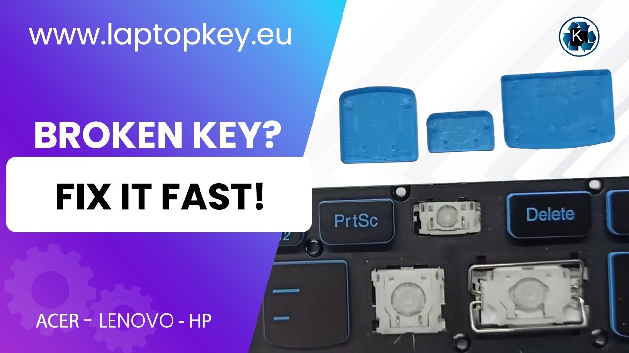 Lenovo Gaming BLUE LAPTOP KEYBOARD KEY REPAIR GUIDE L340 L340-15 L340-17 How to Install Fix keys DIY