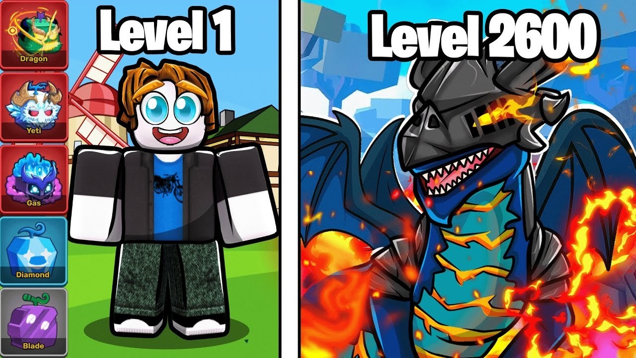 Noob To Max With EVERY New Fruit in Blox Fruits