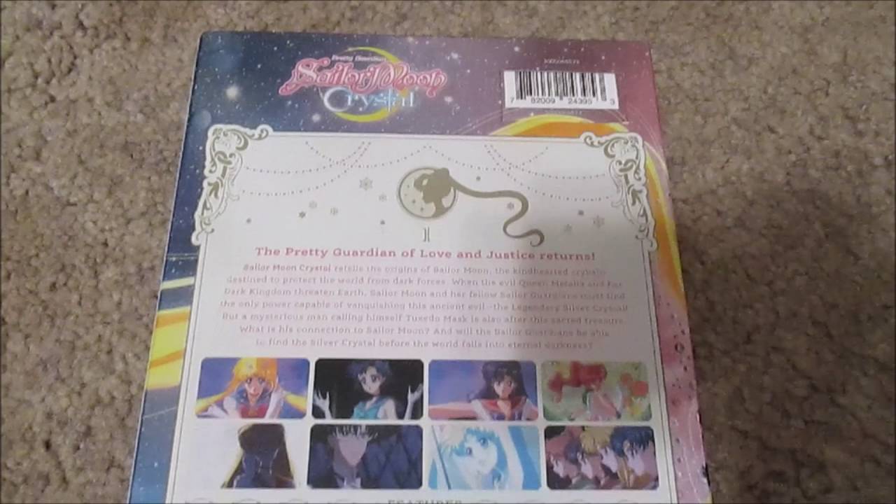 Sailor Moon Crystal  ~ Season 1 DVD (Viz Media) Unboxing