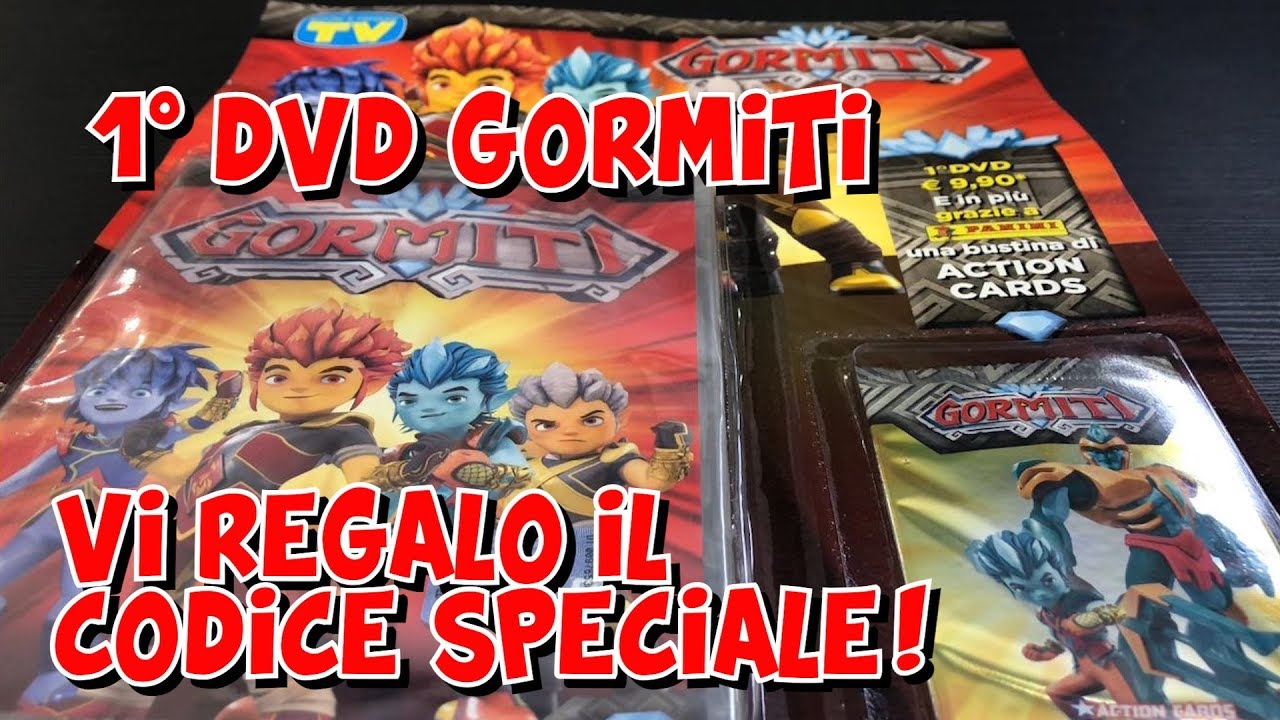GORMITI - COLLEZIONE DVD! Vi REGALO il CODICE SPECIALE!!!