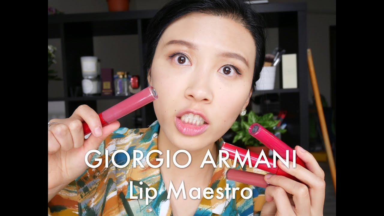 【Susan】21 Giorgio Armani Lip Maestro Swatch 21色阿玛尼红管唇釉全试色