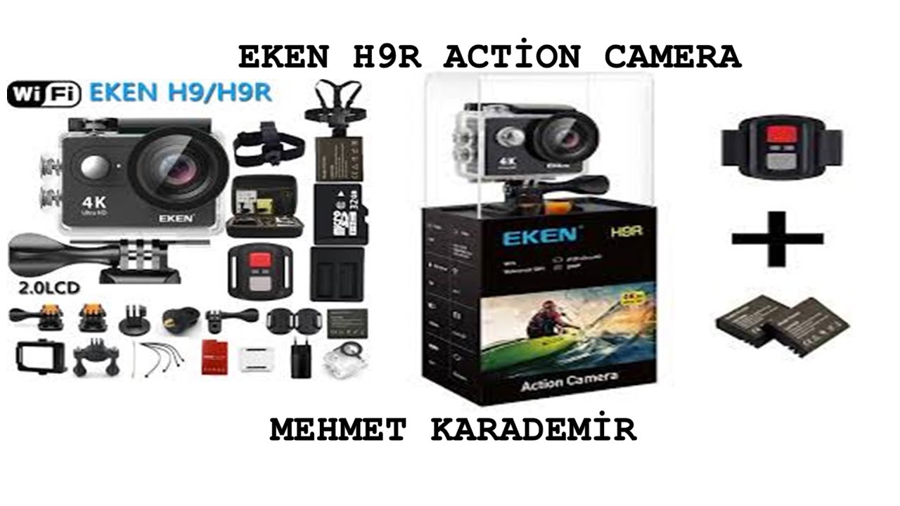 EKEN H9R 4K ULTRA HD AKSİYON KAMERA İNCELEMESİ VE KUTU AÇILIMI/ACTION CAMERA REVIEW AND BOX OPENING