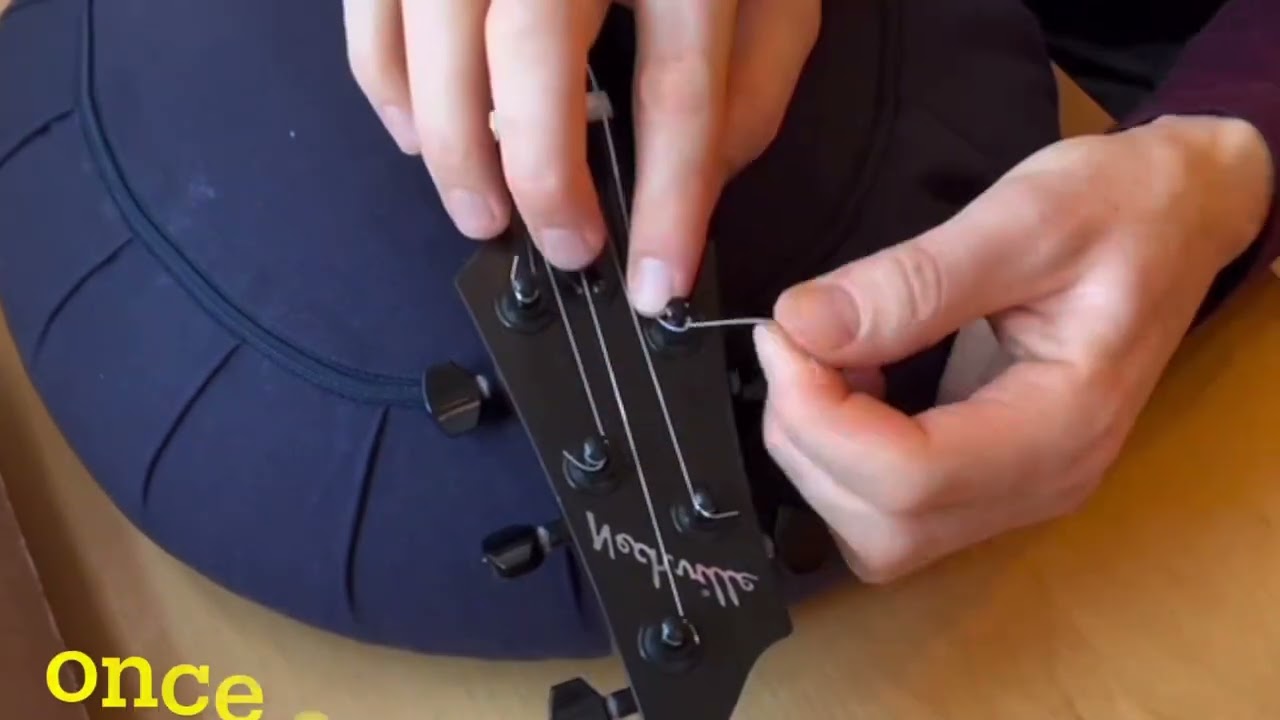 Tying Nylgut Strings onto a Banjo