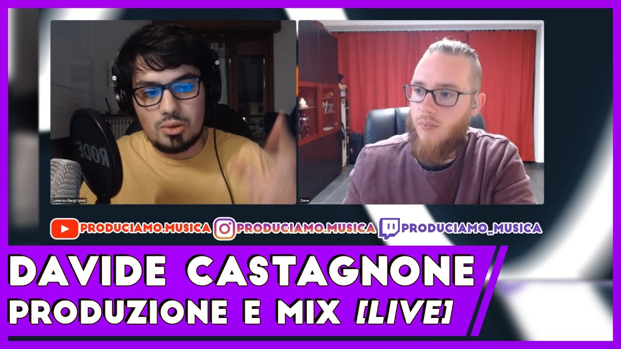Produzione, SAE e Game Audio ft. Davide Castagnone [🔴LIVE]