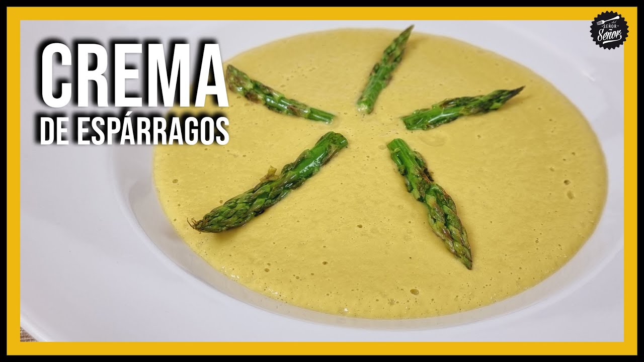 Crema de ESPÁRRAGOS VERDES 💚 ¡La mejor RECETA DE TRIGUEROS!