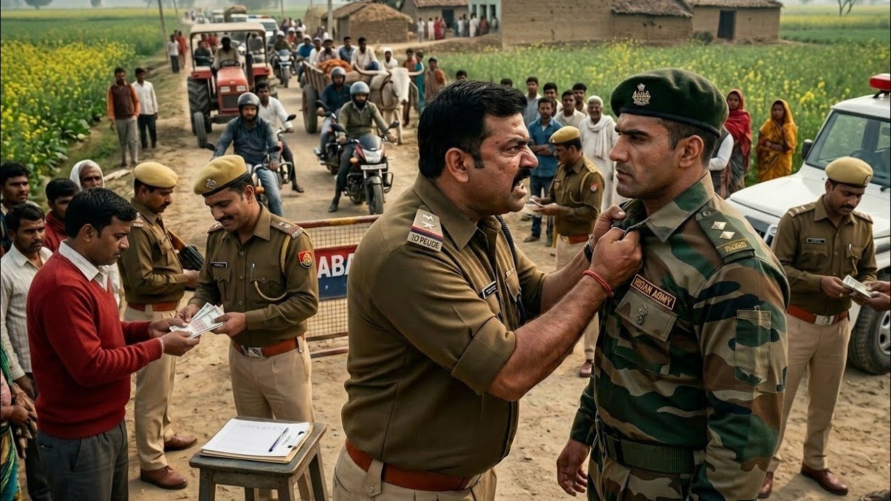 Chhutti Per Ja Rahe Fauji ko Police ne di Gali fir jo hua Dekhkar Rooh Kanp Jayega🪖😱 