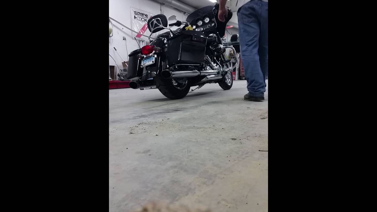 Vance and Hines double slash cut ovals.