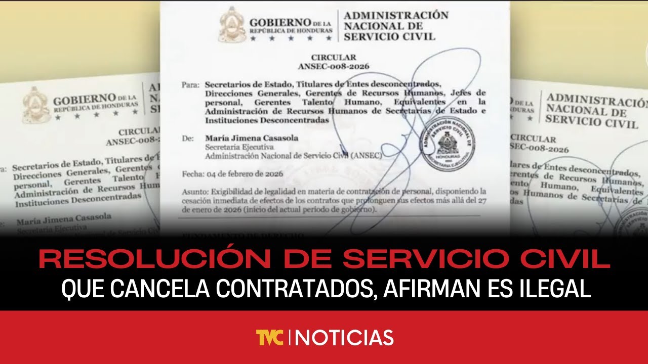 Resolución de servicio civil que cancela contratados, afirman es ilegal
