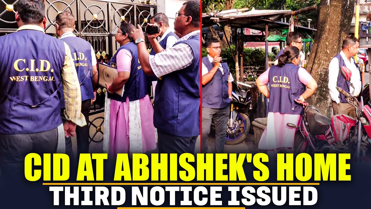Bengal CID Steps Up Action Against Abhishek Banerjee, Third Notice Issued | TMC | Kolkata | News