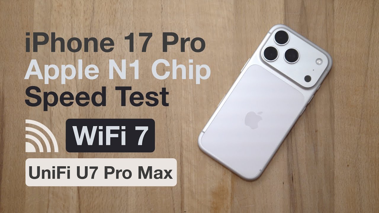 iPhone 17 Pro WiFi 7 Speed Test
