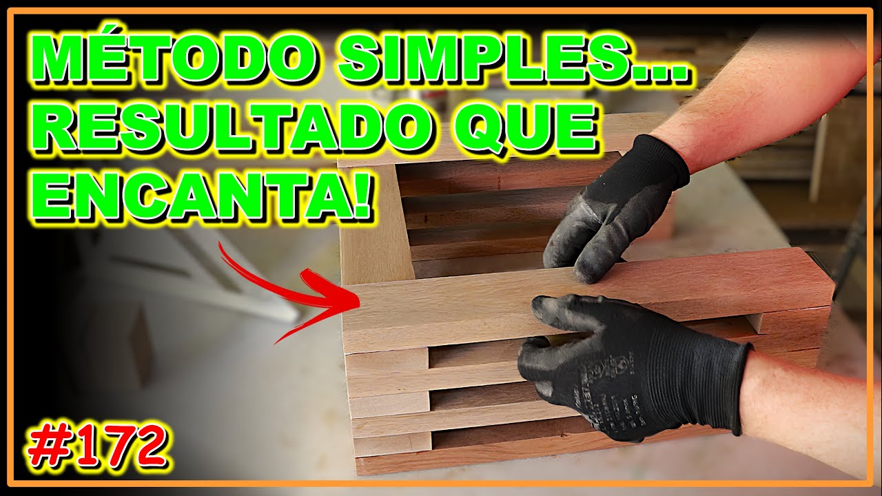 DE MADEIRA REAPROVEITADA A UM RESULTADO SURPREENDENTE! (VIDEO #172) #marcenariacriativa #marcenaria