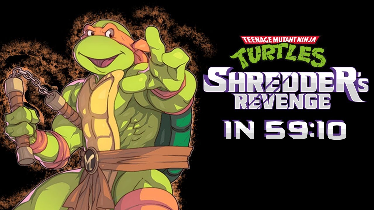 [Legacy WR] TMNT: Shredder's Revenge MIKEY Arcade Speedrun 59:10