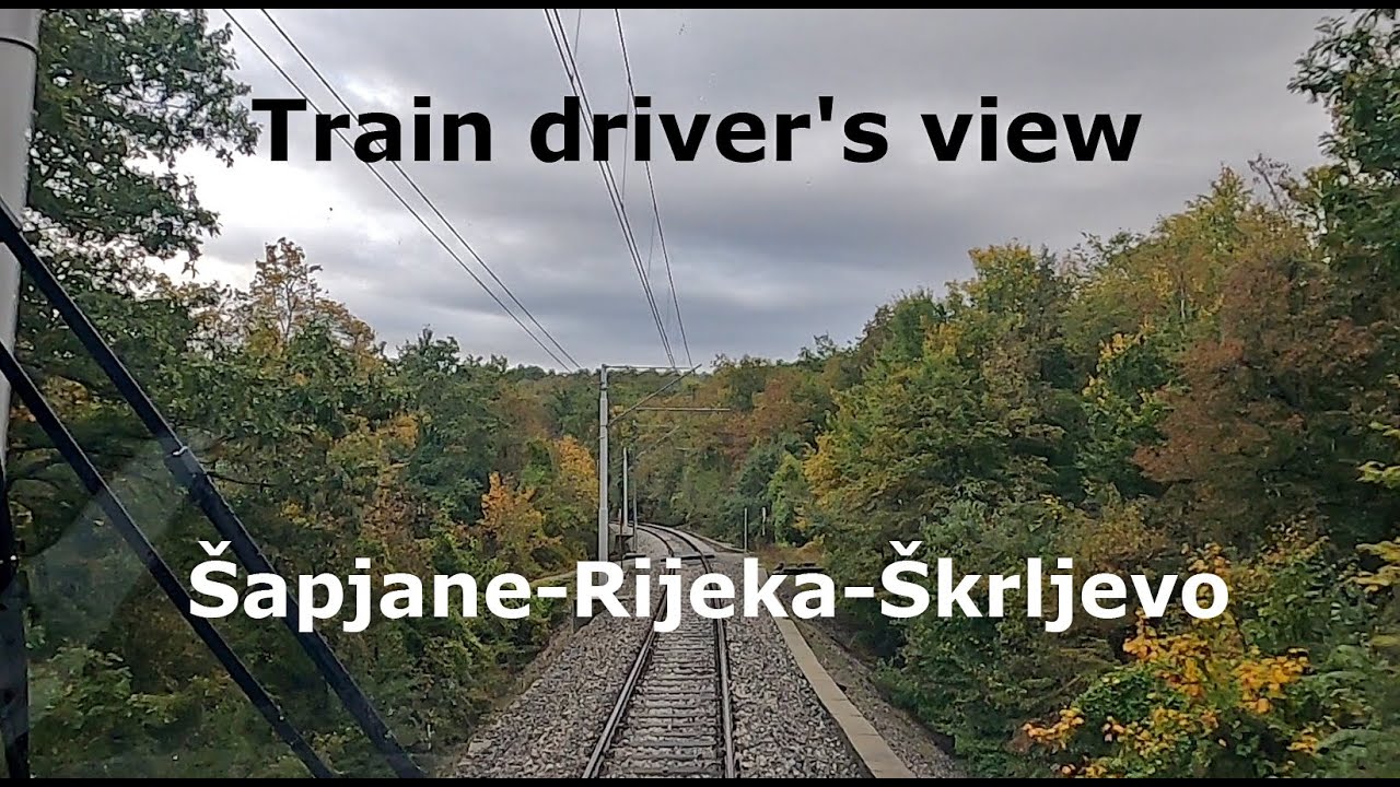 [Train driver's view] Šapjane-Rijeka-Škrljevo