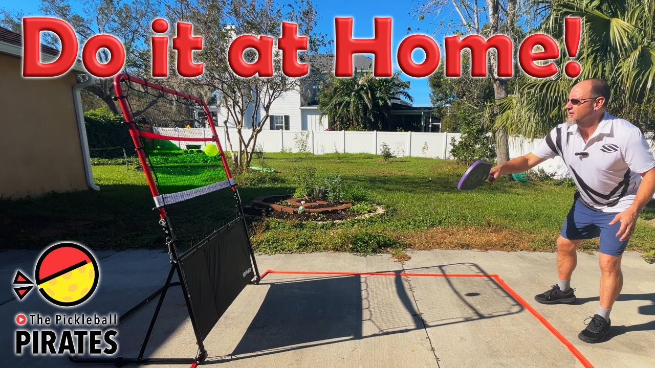 How To Improve Your Pickleball Skills in Your Own Backyard or Home