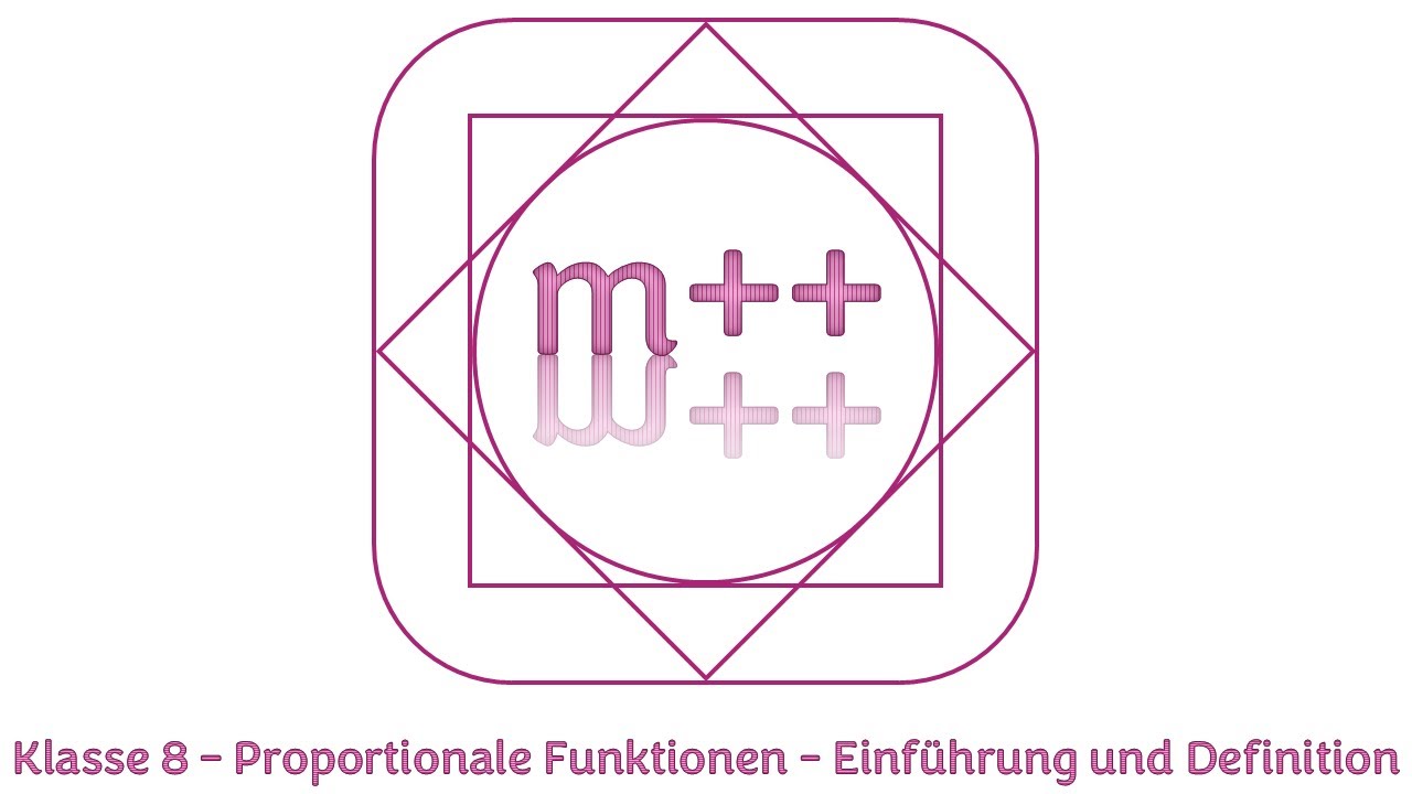 Klasse 8 - Proportionale Funktionen - Einführung und Definition