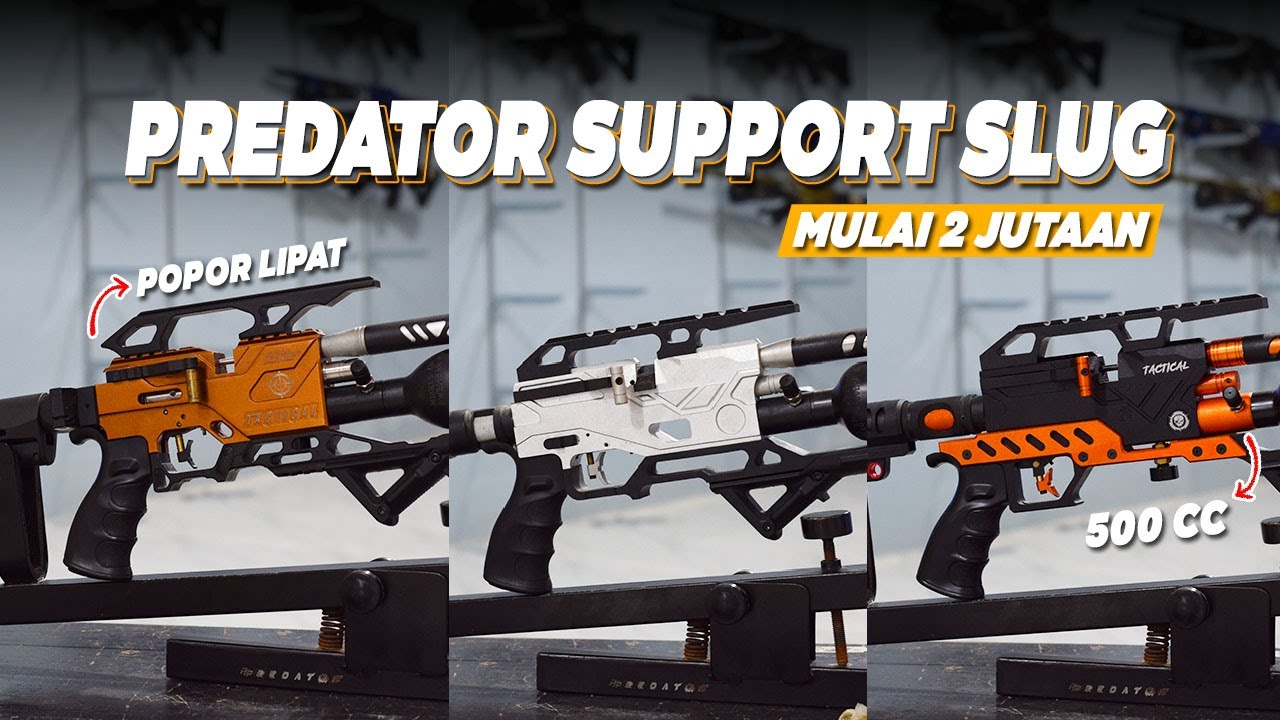 3 PREDATOR SUPPORT SLUG MULAI 2 JUTAAN !! PROMO SENAPAN ANGIN PCP BOCAP PREDATOR TERBARU 2025