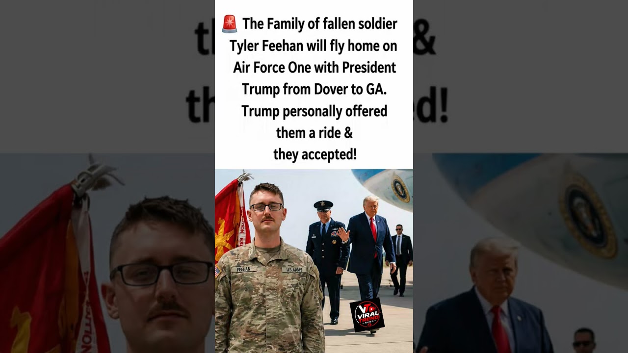 President Trump's Powerful Gesture to a Fallen Soldier's Family 🇺🇸❤️