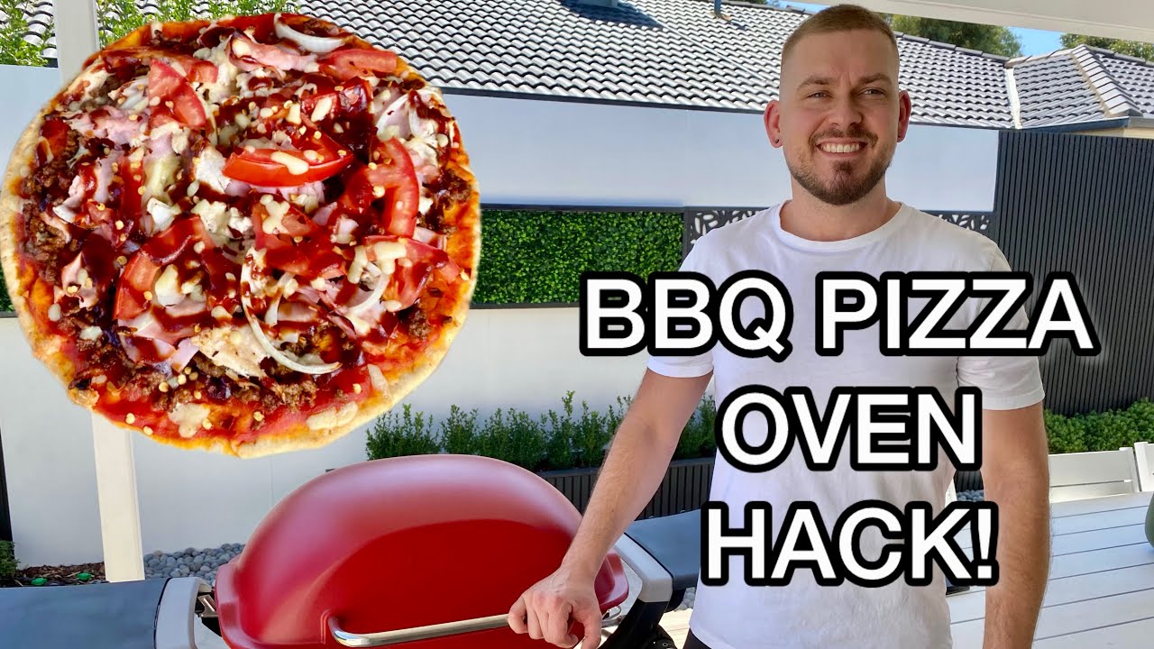 How to Turn Your Weber Q (or Any Gas Grill) Into a Pizza Oven! (Easy BBQ Pizza Hack)