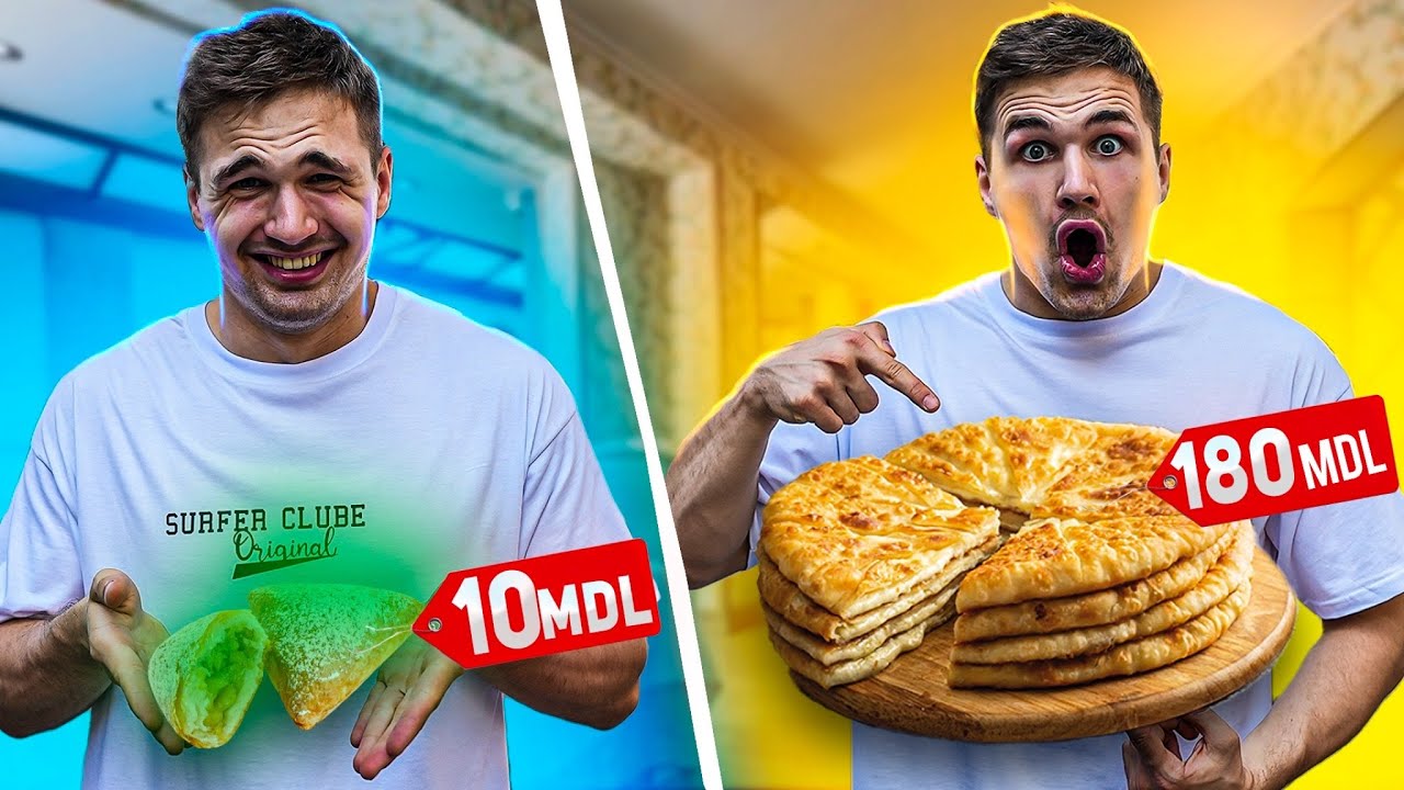 CELE MAI SCARBOASE VS CELE MAI DELICIOASE PLACINTE DIN MOLDOVA