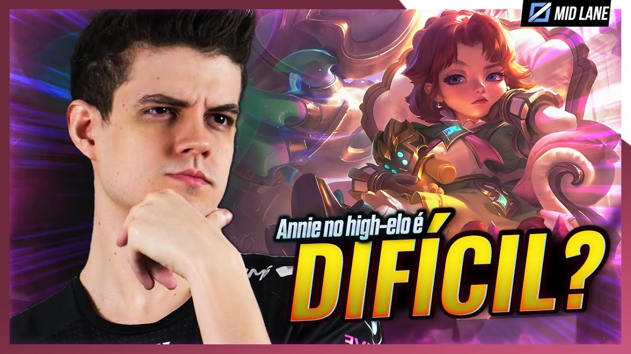 Jogar de ANNIE NO HIGH ELO &eacute; mais DIF&Iacute;CIL do que parece! 🐻